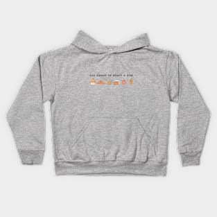 Too sweet to start a diet Kids Hoodie